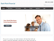 Tablet Screenshot of dashpointfinancial.com
